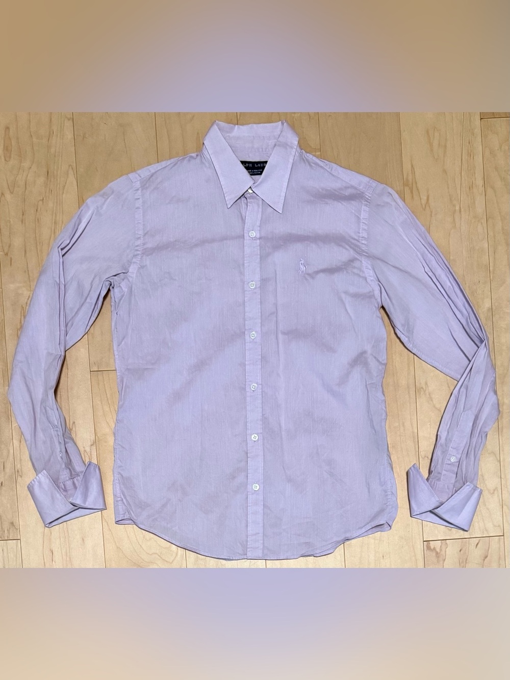 Polo Ralph Lauren Button Down Sport Shirt Lavender Purple Pony Women’s 6